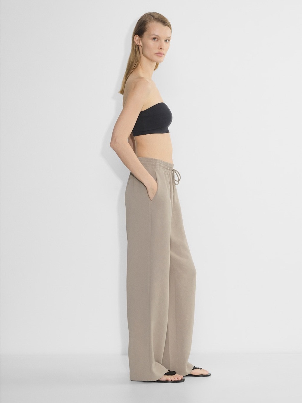 Aritzia Thesis Pant in Taupe Large